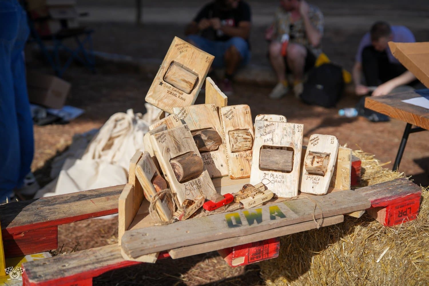 Handmade OWARace trophies